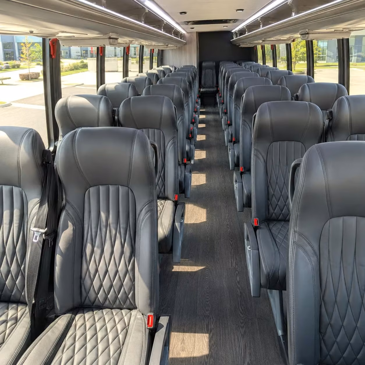 25 passenger minibus interior