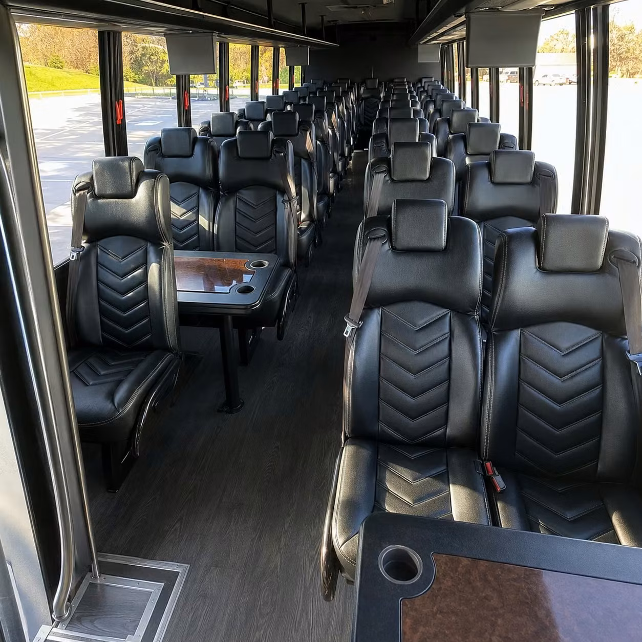 28 passenger minibus inside