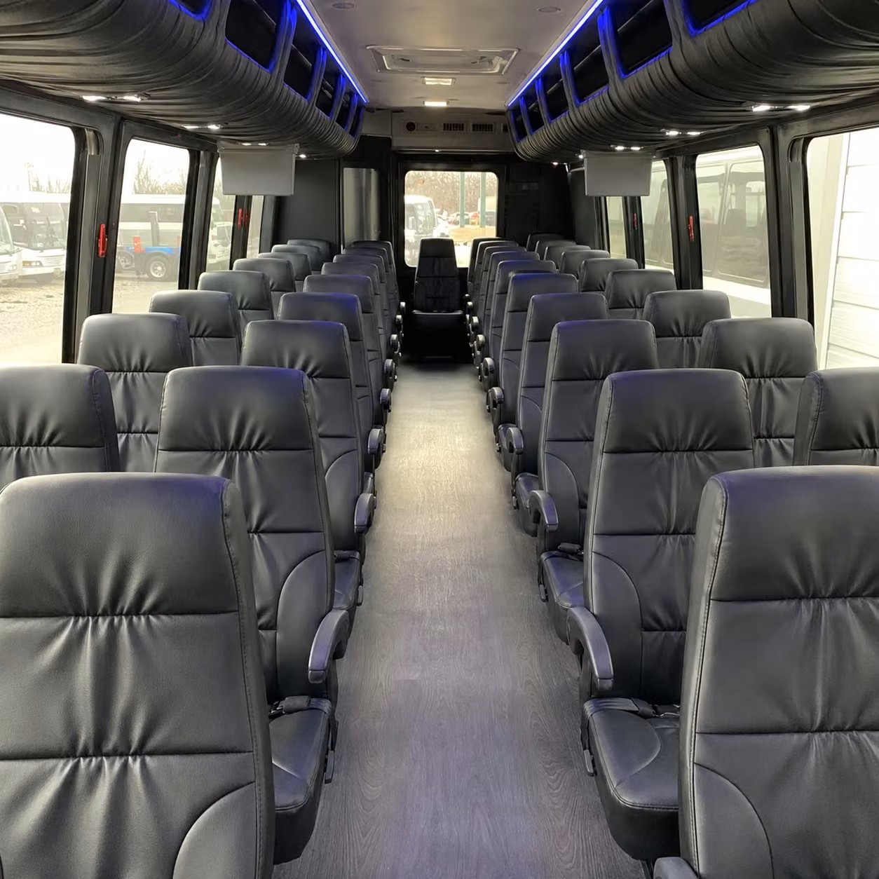 30 passenger minibus interior