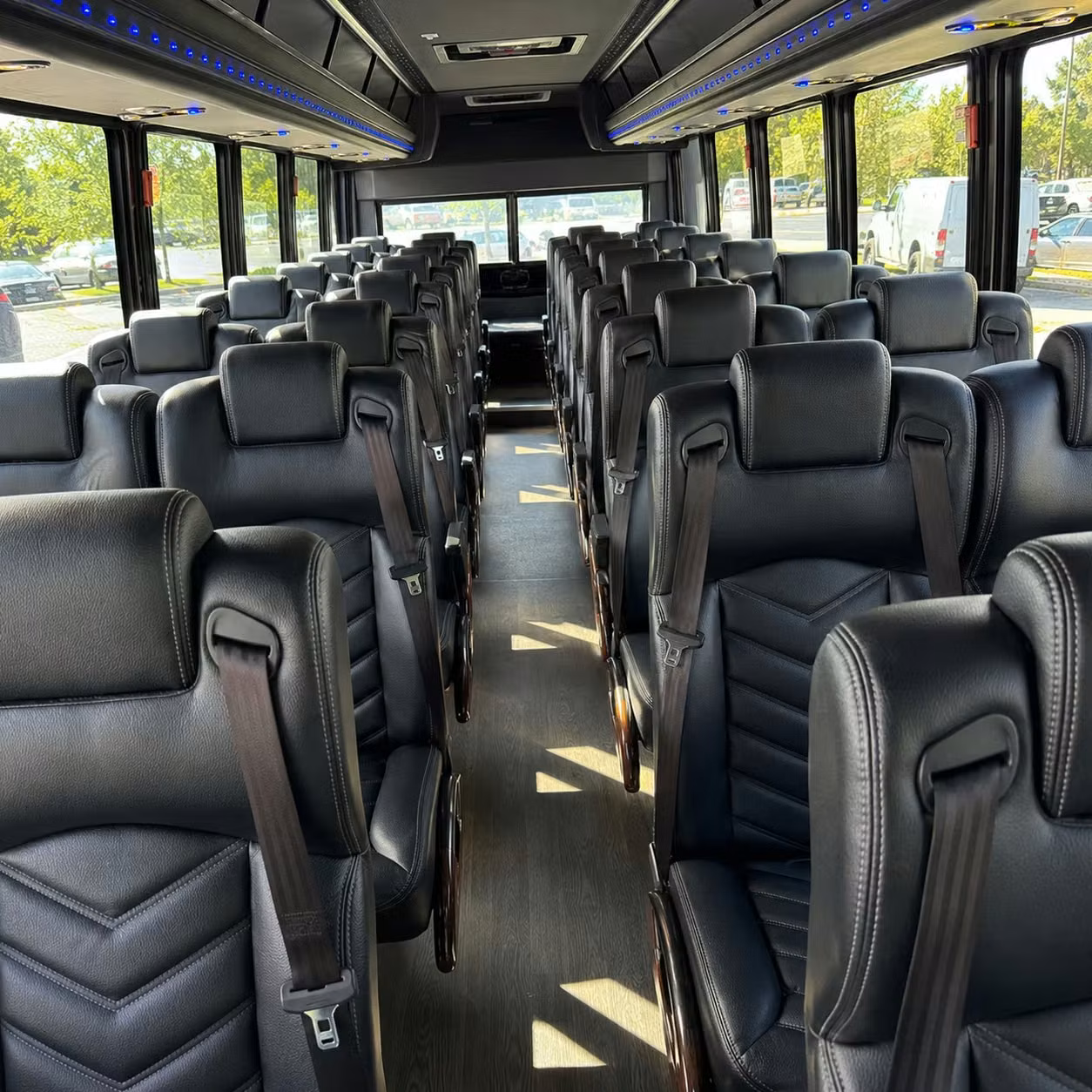 35 passenger minibus interior