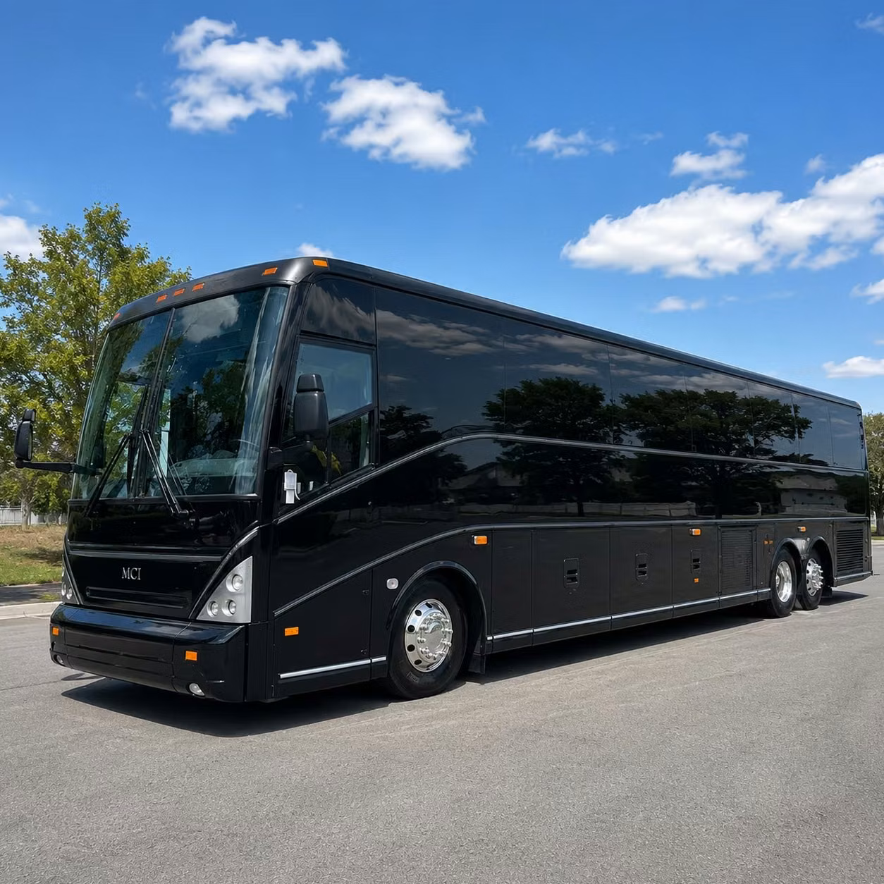56 passenger charter bus