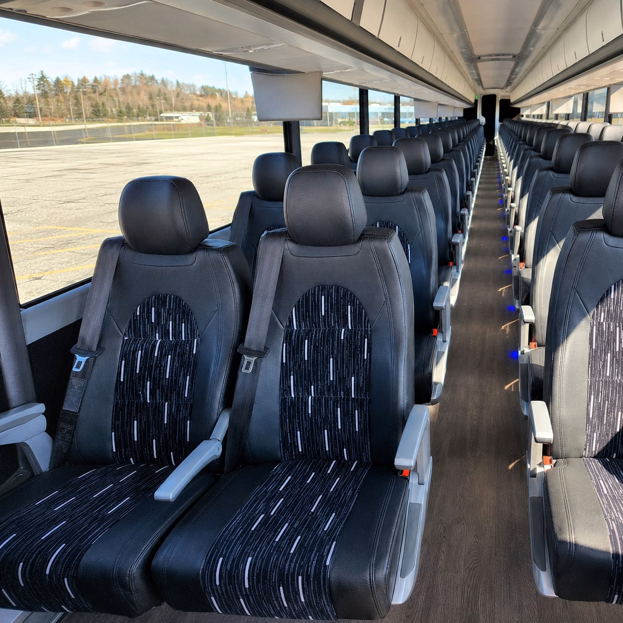 boulder charter bus interior gallery
