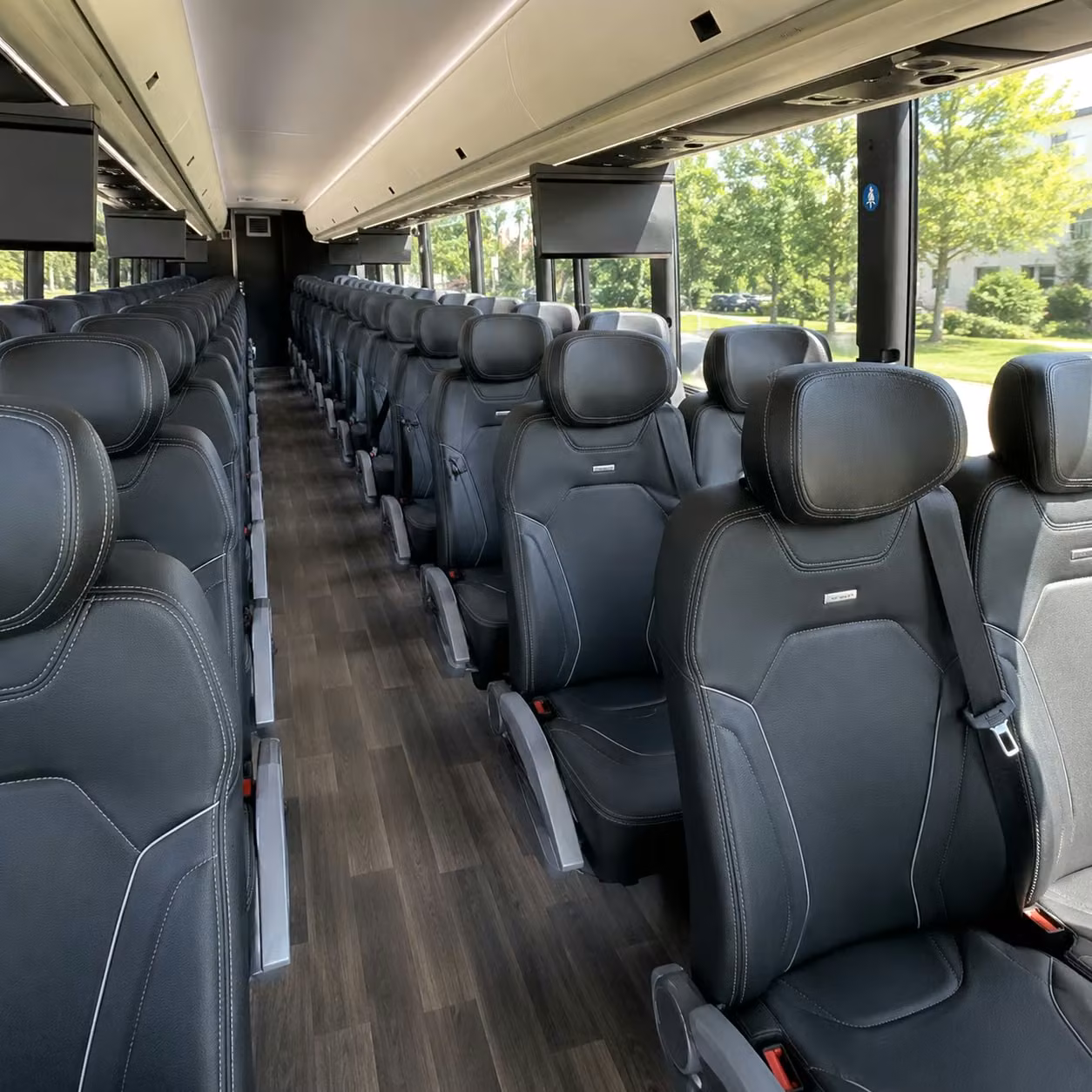 boulder charter bus rental inside